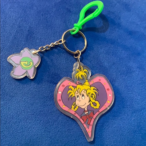 Cindy Lou Grinch Stole Christmas 80’s Keychain - Picture 1 of 2